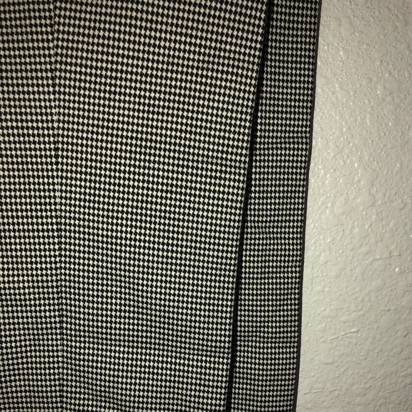 Anne Klein Director’s Slim-fit black white houndstooth career capri pants size 2 - Picture 12 of 15